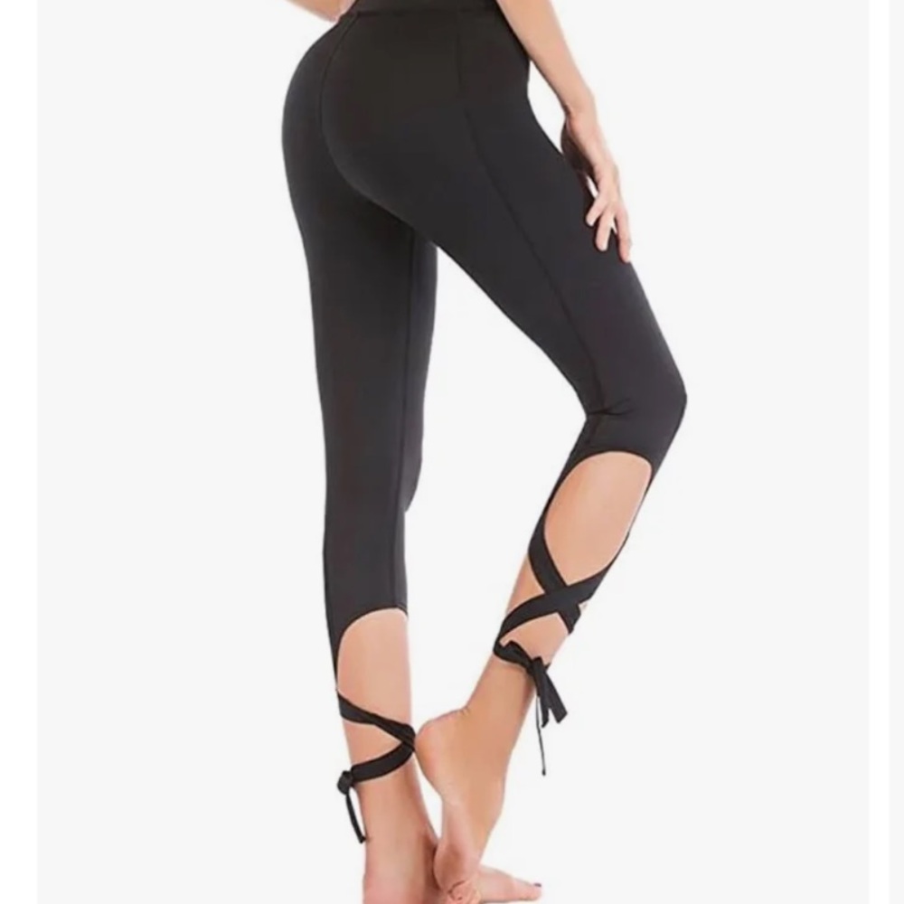 Forever 21 ballet capris. Tie up or down!